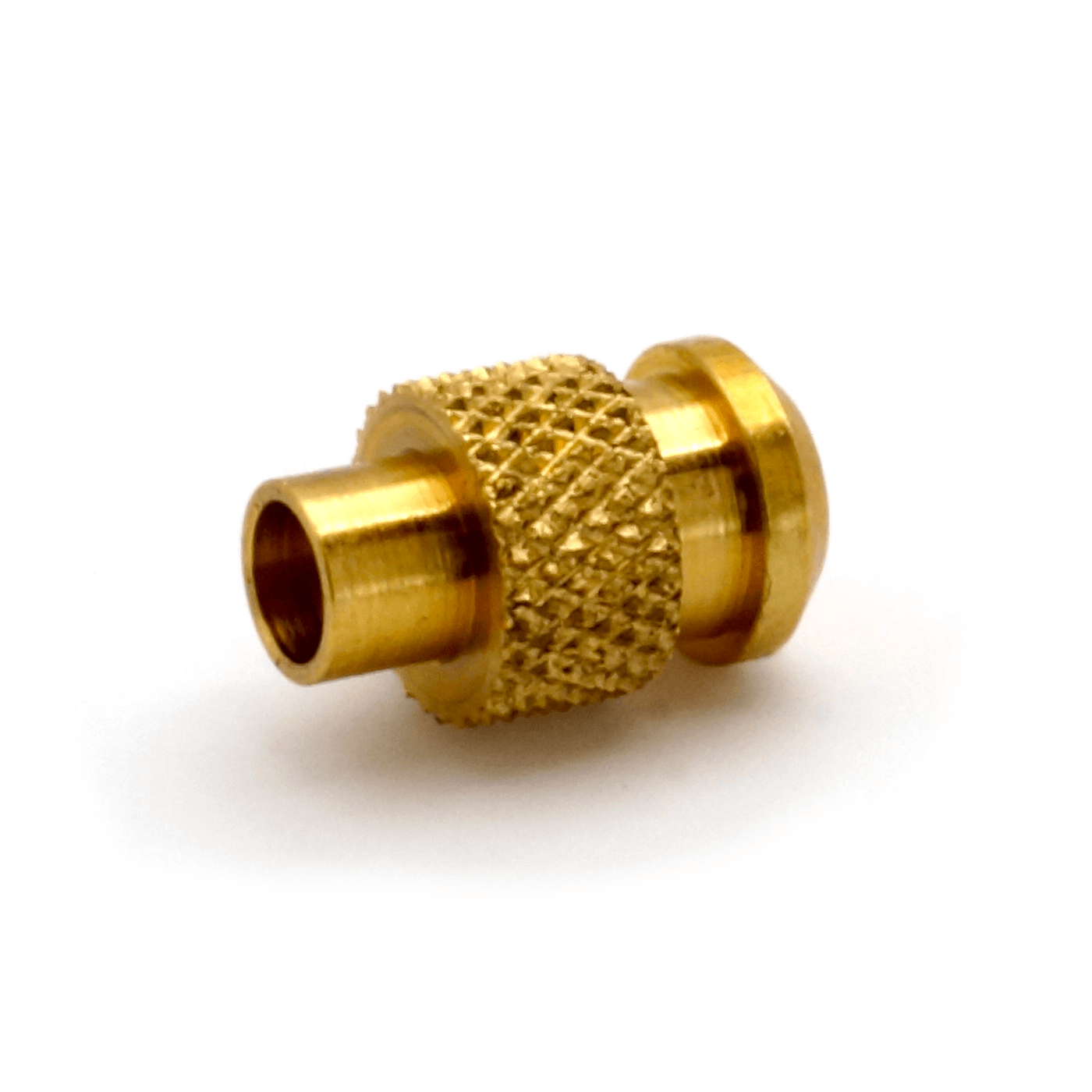 1/4 CDA360 brass, knurled