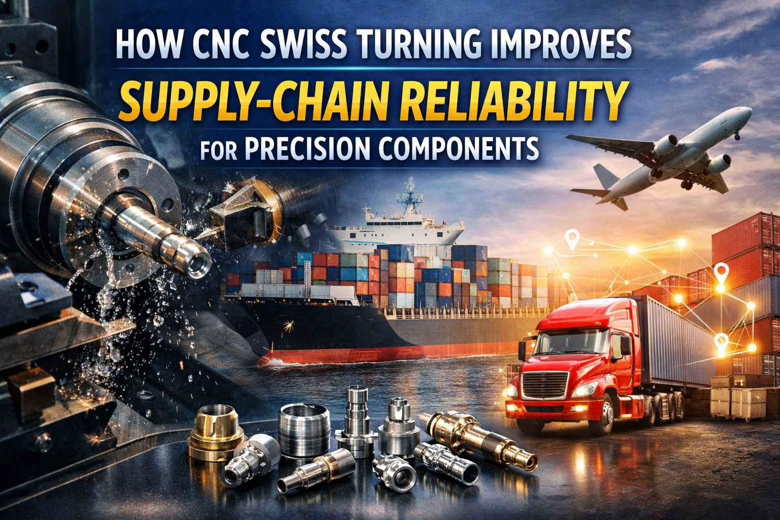 How CNC Swiss Turning Improves Supply‑Chain Reliability for Precision Components