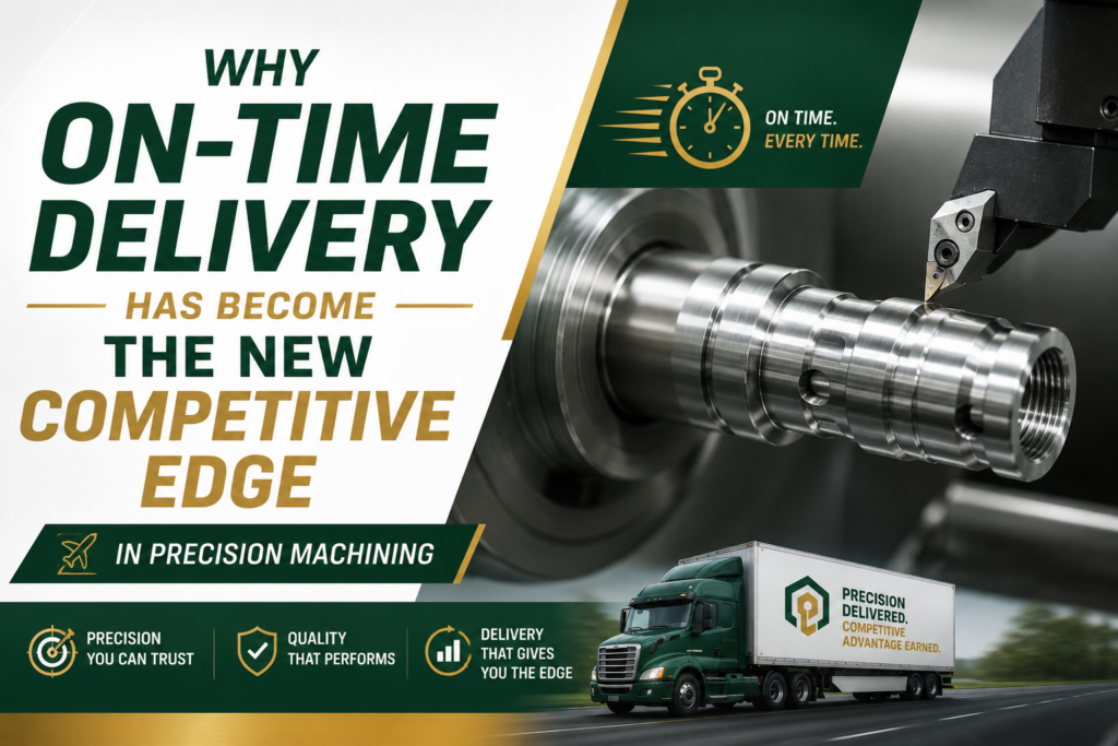 on-time delivery precision machined parts