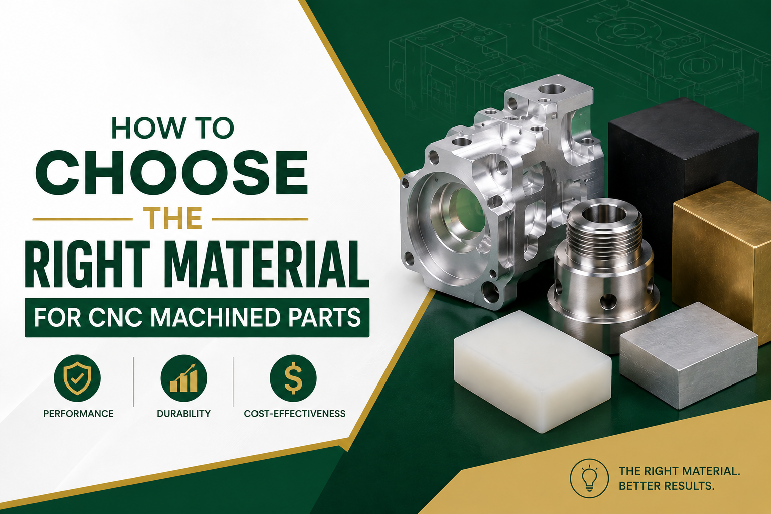How to Choose the Right Material for CNC Machined Parts