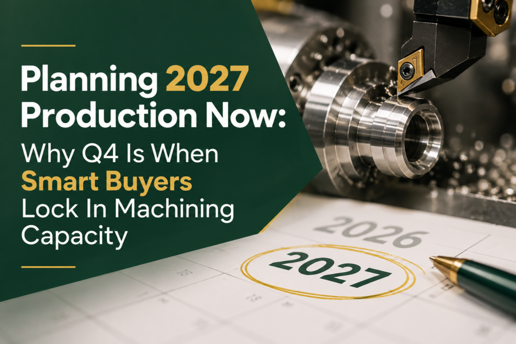 machining capacity planning 2027