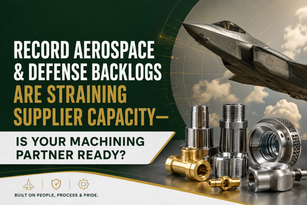 aerospace CNC supplier capacity